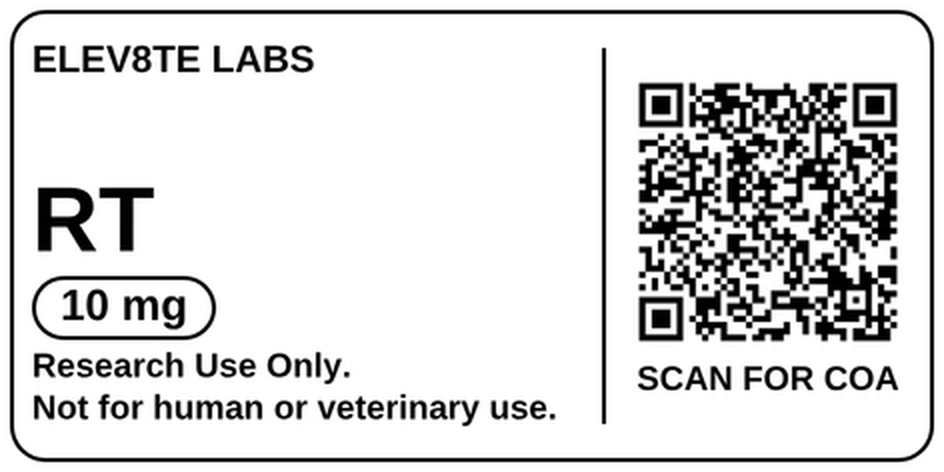 EL8-RT 10 mg vial label, actual layout