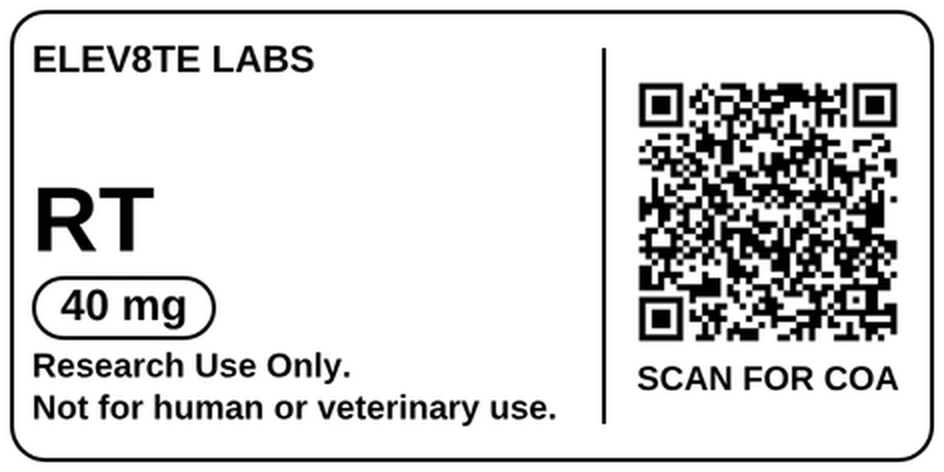 EL8-RT 40 mg vial label, actual layout