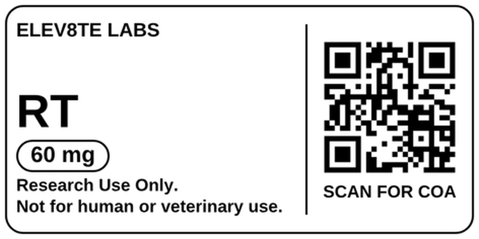 EL8-RT 60 mg vial label, actual layout