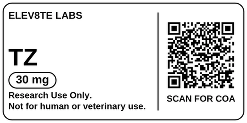 EL8-TR 30 mg vial label, actual layout